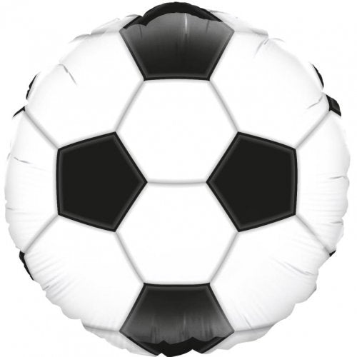 45cm Soccer Ball Round Foil Balloon UNINFLATED