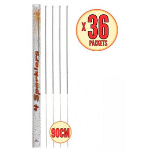 Party Sparklers 90 cm - Pack of 04