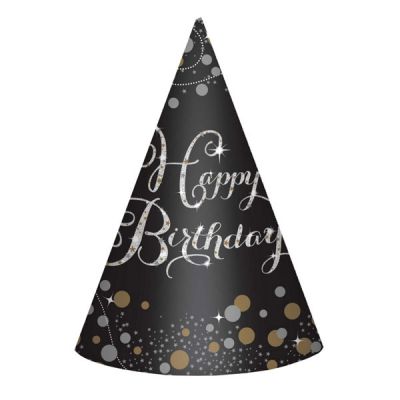 Sparkling Celeb Cone Hats Paper