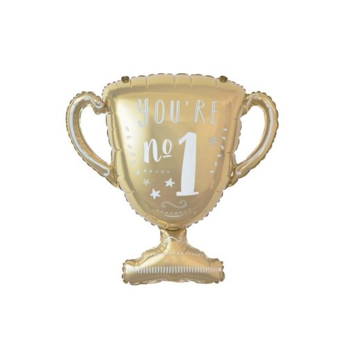 You're No. 1 Winner Cup 78cm SuperShape Foil Balloon UNINFLATED