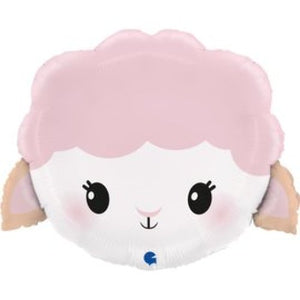 Cute Sheep SuperShape Foil Balloon UNINFLATED