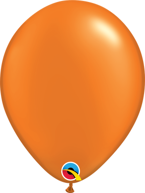 05 Inch Round Pearl Mandarin Qualatex Plain Latex Balloons UNINFLATED