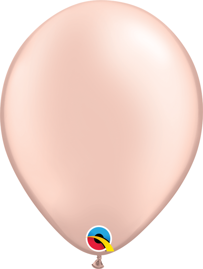 05 Inch Round Pearl Peach Qualatex Plain Latex Balloons UNINFLATED