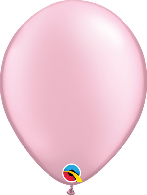 05 Inch Round Pearl Pink Qualatex Plain Latex Balloons UNINFLATED