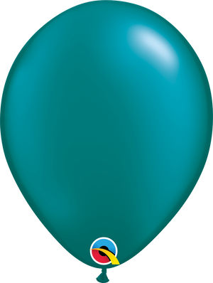 05 Inch Round Pearl Teal Qualatex Plain Latex Balloons UNINFLATED