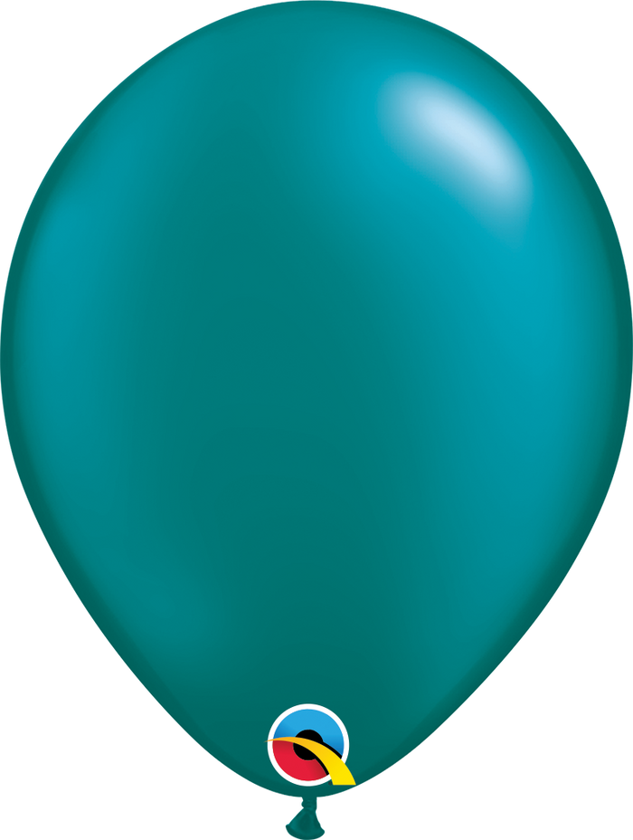 05 Inch Round Pearl Teal Qualatex Plain Latex Balloons UNINFLATED