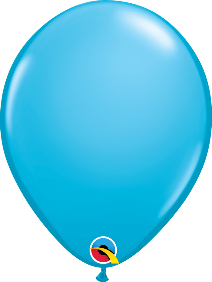 05 Inch Round Robin's Egg Blue Qualatex Plain Latex Balloons UNINFLATED