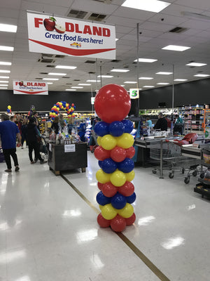 1.5 Meter Air Balloon Column Adelaide With 60cm Latex Each