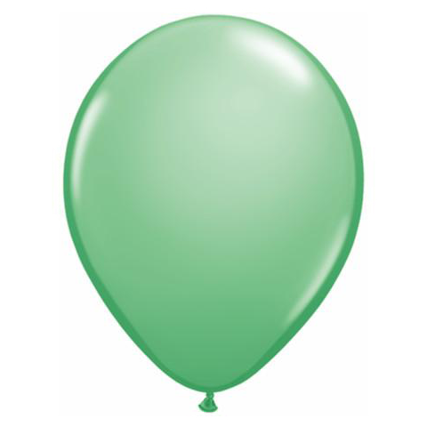 11 Inch Round Wintergreen Qualatex Plain Latex Balloons UNINFLATED