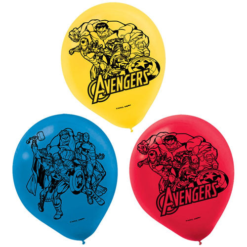 Avengers Epic Latex Balloon UNINFLATED - Pack of 6