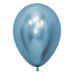 11 Inch Reflex Blue Sempertex Latex Balloon UNINFLATED