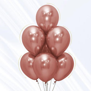 11 Inch Reflex Rose Gold Sempertex Latex Balloon UNINFLATED