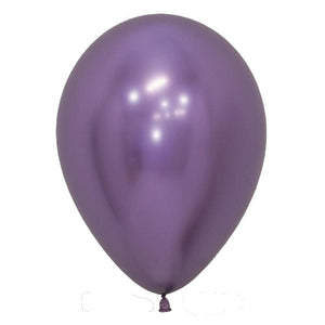 5 Inch Round Reflex Violet Sempertex Plain Latex Balloons UNINFLATED