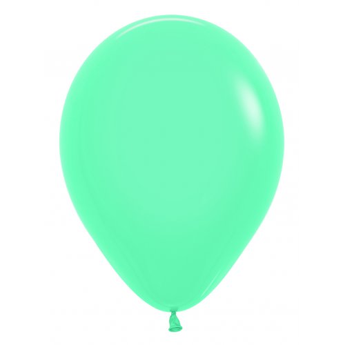 11 Inch Round Aquamarine Sempertex Plain Latex Balloons UNINFLATED