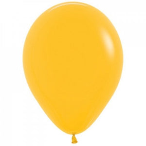 11 Inch Round Goldenrod Sempertex Plain Latex Balloons UNINFLATED