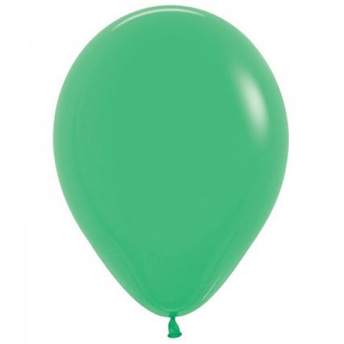 11 Inch Round Green Sempertex Plain Latex Balloons UNINFLATED