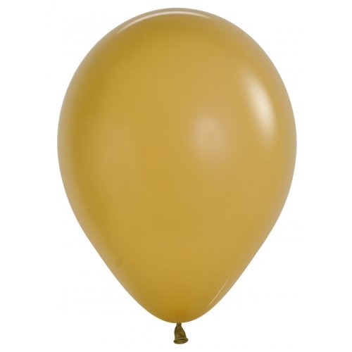 11 Inch Round Latte Sempertex Plain Latex Balloons UNINFLATED