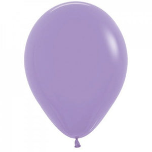 11 Inch Round Lilac Sempertex Plain Latex Balloons UNINFLATED