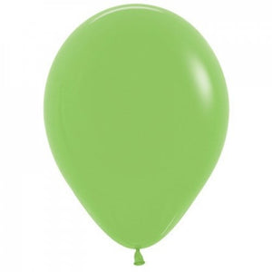 11 Inch Round Lime Green Sempertex Plain Latex Balloons UNINFLATED