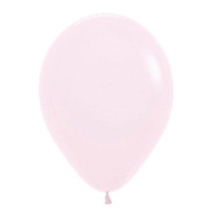11 Inch Round Matte Pastel Pink Sempertex Plain Latex Balloons UNINFLATED