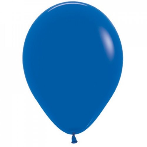 11 Inch Round Royal Blue Sempertex Plain Latex Balloons UNINFLATED
