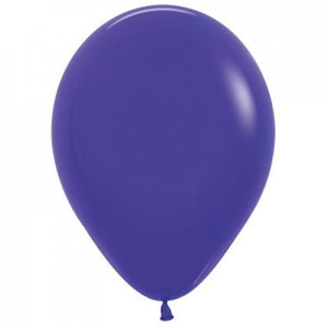 11 Inch Round Violet Sempertex Plain Latex Balloons UNINFLATED