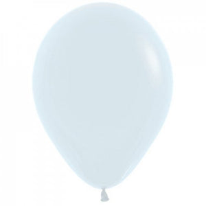 11 Inch Round White Sempertex Plain Latex Balloons UNINFLATED