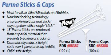 15" Plastic Perma Cups Qualatex
