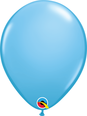 16 Inch Round Pale Blue Qualatex Latex Balloons UNINFLATED