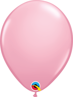 16 Inch Round Pink Qualatex Latex Balloons UNINFLATED
