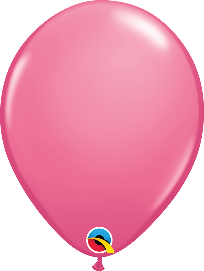 16 Inch Round Rose Pink Qualatex Latex Balloons UNINFLATED