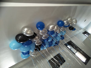 20 Loose Helium Filled Latex Balloon with Ribbon