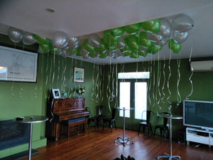 20 Loose Helium Filled Latex Balloon with Ribbon