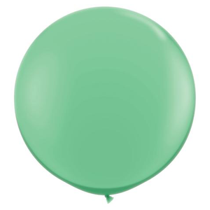 3ft Round Wintergreen Qualatex Plain Latex Balloon UNINFLATED