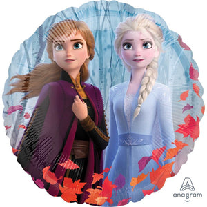 45cm Disney Frozen 2 Standard Round Foil Balloon UNINFLATED