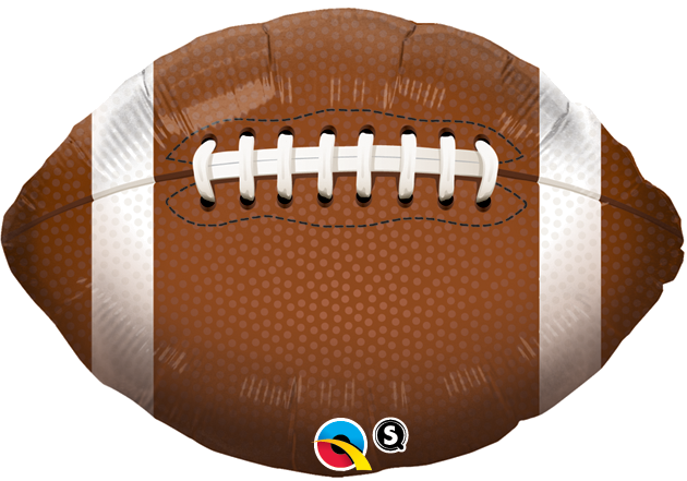45cm Football Shape Foil Balloon UNINFLATED