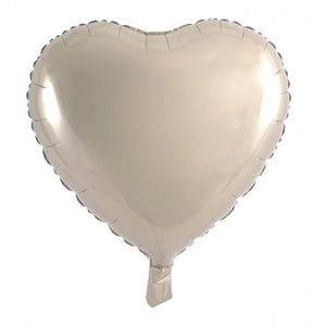 45cm Heart Champagne Foil Balloon UNINFLATED