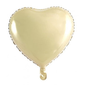 45cm Heart Luxe Gold Foil Balloon UNINFLATED