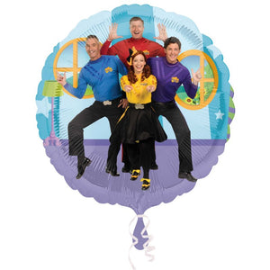 45cm The Wiggles Group Round Foil Balloon UNINFLATED