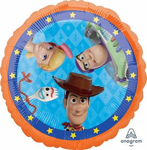 45cm Toy Story Round Foil Balloon UNINFLATED