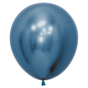 46 CM Reflex Blue Sempertex Plain Latex Balloon UNINFLATED