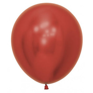 46 CM Reflex Red Sempertex Plain Latex Balloon UNINFLATED