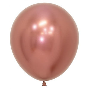 46 CM Reflex Rose Gold Sempertex Plain Latex Balloon UNINFLATED