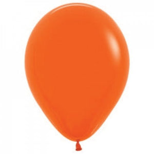 46 CM Round Fashion Orange Sempertex Plain Latex Balloon UNINFLATED