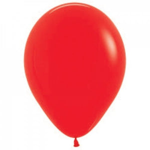 46 CM Round Fashion Red Sempertex Plain Latex Balloon UNINFLATED