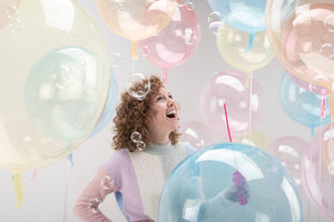 Clear 46cm Crystal Clearz Balloon UNINFLATED