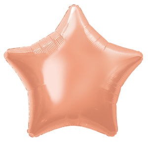 50cm Rose Gold Star Foil Balloon UNINFLATED