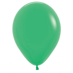 5 Inch Round Jade Green Sempertex Plain Latex Balloons UNINFLATED