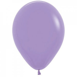 5 Inch Round Lilac Sempertex Plain Latex Balloons UNINFLATED