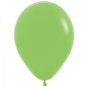 5 Inch Round Lime Green Sempertex Plain Latex Balloons UNINFLATED